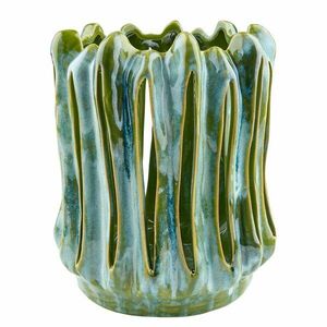 HAZY SHADES kerámia szélfogó 23 cm zöld kép