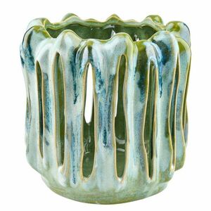 HAZY SHADES kerámia szélfogó 17 cm zöld kép