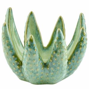 ALOE gyertyatartó 12 cm , zöld kép