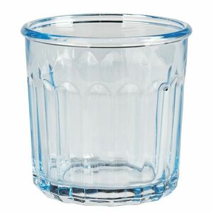 BARETTO üveg vizes pohár 380 ml kék kép