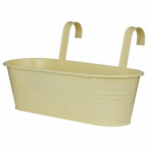 ZINC felakasztható virágláda vajszín 50 cm kép