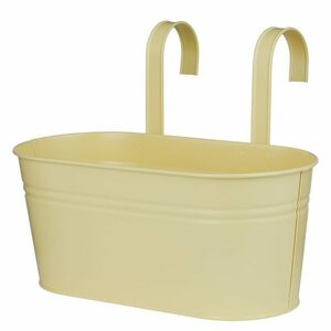 ZINC felakasztható virágláda sárga 33 x 16cm kép