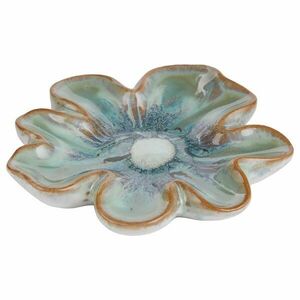 BLUE BLISS kerámia fali dekoráció Ø 21 cm , zöld kép