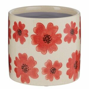 HEARTS & FLOWERS kaspó Ø14 virágos kép