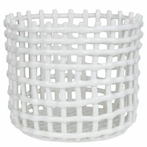 CRAFT kerámia kosár 20x24cm , fehér kép