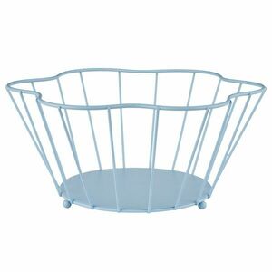 BLOOMING fém kosár 30 cm , világoskék kép