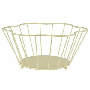 BLOOMING fém kosár 30 cm , sárga kép