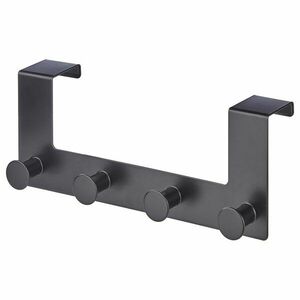 BASIC ajtóakasztó 4 kampó fekete kép