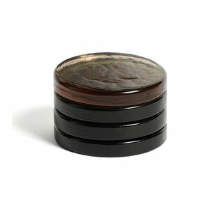 Sötétbarna üveg poháralátét Obila – Kave Home kép