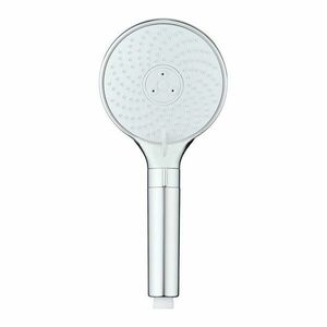 Fényes ezüstszínű műanyag zuhanyfej ø 12 cm Water Saving – Wenko kép