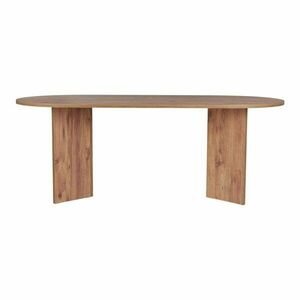 Étkezőasztal borovi fenyő dekorral 90x200 cm Sabella – Kalune Design kép