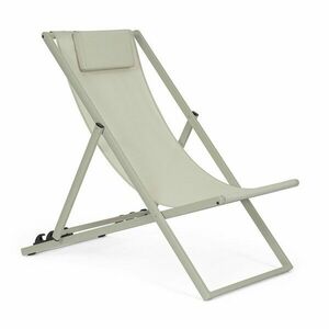 Szürkésbarna fém kerti napozóágy Taylor – Bizzotto kép