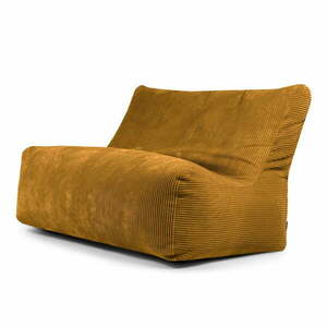 Mustársárga kordbársony babzsákfotel Sofa Seat Lounge – SLOWDOWN kép