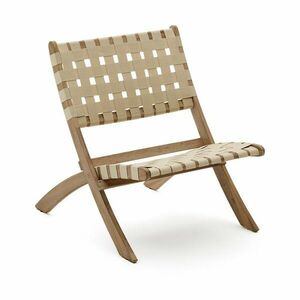 Natúr színű tömörfa kerti fotel Chabeli – Kave Home kép