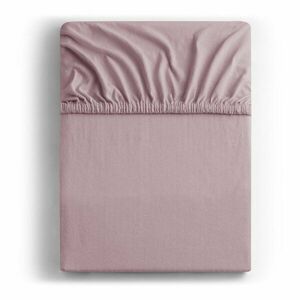 Törtrózsaszín gumis jersey lepedő 90x200 cm Amber – Restilo kép