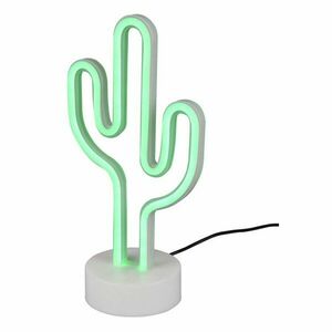 Fehér LED asztali lámpa (magasság 29 cm) Cactus – Reality kép
