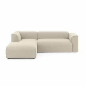 Bézs sarokkanapé (bal oldali-heverő résszel) Merid – Ropez kép