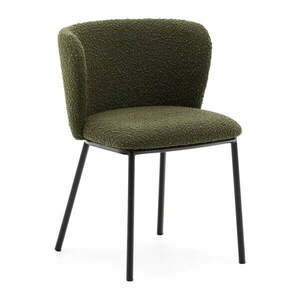 Zöld kárpitozott étkezőfotel Ciselia – Kave Home kép