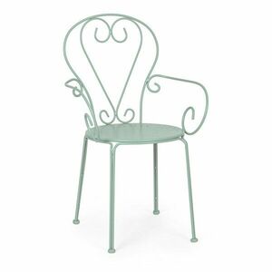 Mentazöld fém kerti szék Etienne – Bizzotto kép