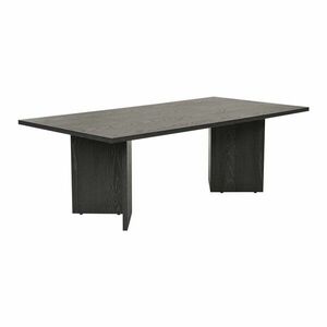 Fekete matt dohányzóasztal 60x119 cm Sabin – Kalune Design kép