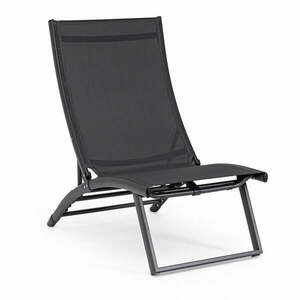 Antracitszürke fém kerti napozóágy Taylor – Bizzotto kép