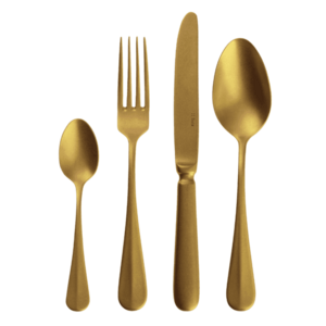 Evőeszköz készlet 24 db - Baguette Vintage PVD Gold Stone Wash - 123321 kép