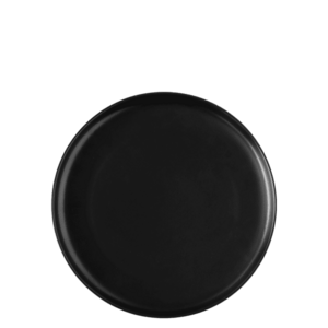 Desszertes tányér Coupe fekete 20 cm – Flow - 491073 kép