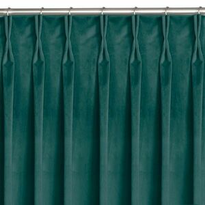 Sötétítő függöny VILA tengerzöld flex 7, 5 cm kettős átfedéssel bá... kép