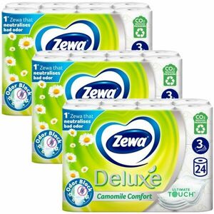 Zewa Deluxe Camomile Comfort 3 rétegű Toalettpapír 3x24 tekercs kép