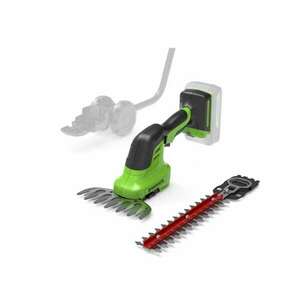 Greenworks G24SHT 2 az 1-ben Akkus Sövény- és Fűszegélyvágó kép