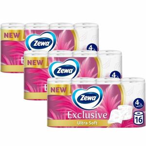 Zewa Exclusive Ultra Soft 4 rétegű Toalettpapír 3x16 tekercs kép