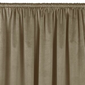 Sötétítő függöny VILA bézs bújtató 5 cm bársony 200x175 HOMEDE kép