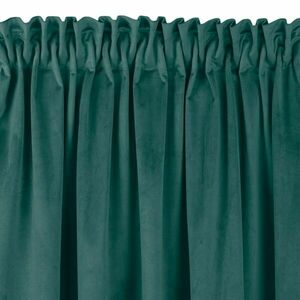Sötétítő függöny VILA tengerzöld sárkány függönybehúzó szalag átl... kép