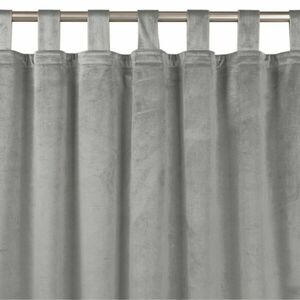 Sötétítő függöny VILA szürke pántok 10 cm bársony 265x245 HOMEDE kép