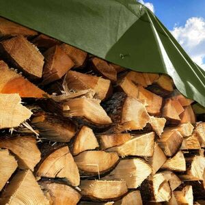 Takaróponyva, vízálló, zöld, 4x6m-es, UV védelem, 120g/m² kép