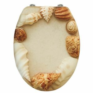 Pepita MDF WC ülőke lassan záródó fedéllel - Kagylók - barna kép