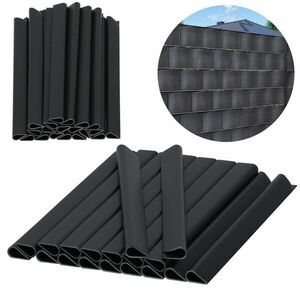 Springos 20db-os Rögzítőkapcsok kerítésszalaghoz, 19 cm - Grafit kép