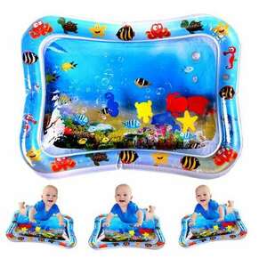 Pepita vízzel tölthető baba Hasalómatrac - Óceán - kék kép