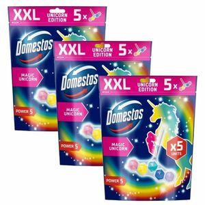 Domestos Power5 WC frissítő blokk Magic Unicorn (15x50g) kép