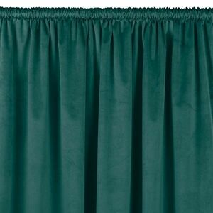Sötétítő függöny VILA tengerzöld bújtató 5 cm bársony 265x300 HOMEDE kép