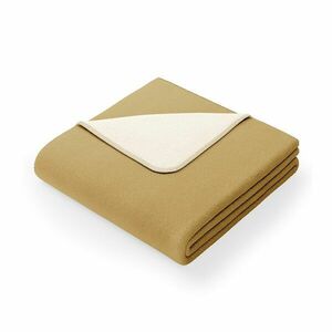 Takaró VIRKKUU mustársárga sima 150x200 kép