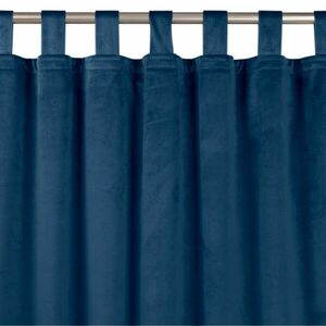 Sötétítő függöny VILA indigókék pántok 10 cm bársony 400x245 HOMEDE kép