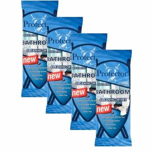 Multi Protector antibakteriális fürdőszobai Törlőkendő 4x50db kép