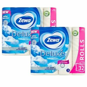 Zewa Deluxe Delicate Care 3 rétegű Toalettpapír 2x32 tekercs kép