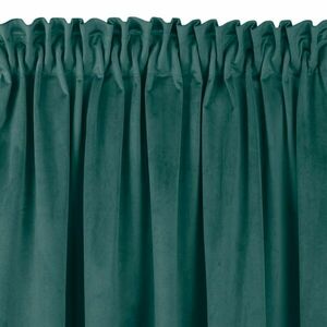 Sötétítő függöny VILA tengerzöld sárkány függönybehúzó szalag átl... kép