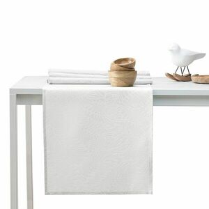 Asztalterítő Gaia krémű dombornyomott 115x250+35x250 AmeliaHome kép