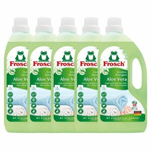 Frosch Aloe Vera folyékony Mosószer 5x1, 5L - 110 mosás kép