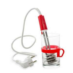 Aspico 112020 úti merülőforraló színes tartóban, edzett üvegpohár... kép