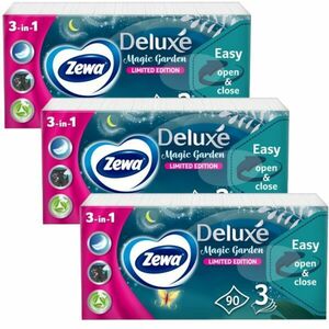 Zewa Deluxe 3 rétegű Papír zsebkendő - Limited Edition 3x90db kép
