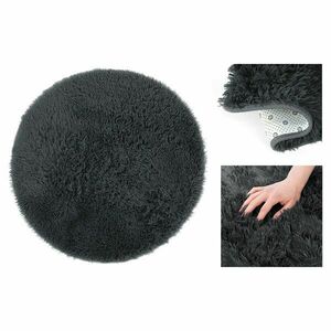 Szőnyeg kerek KARVAG grafitszürke modern modern r120 AmeliaHome kép